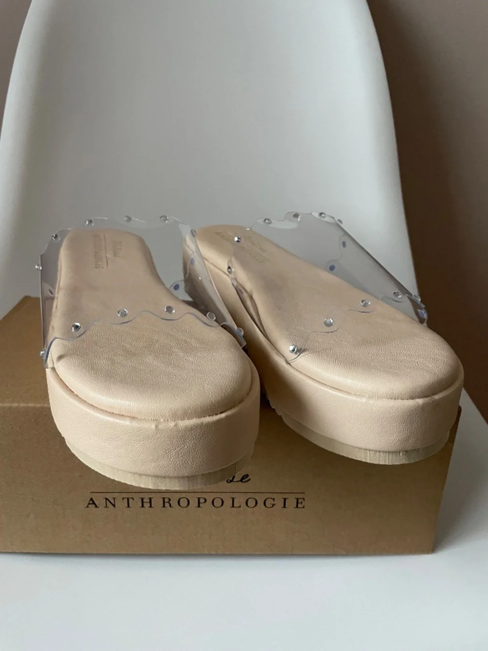 Anthropologie Beach By Matisse Jelly Platform Sandals size 10 NIB
